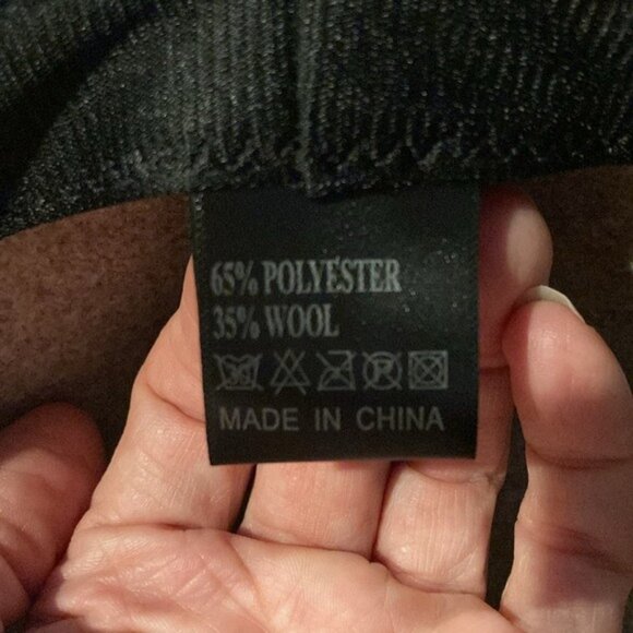 Womens Light Brown Wool Blend Fedora Panama Hat - Picture 5 of 7